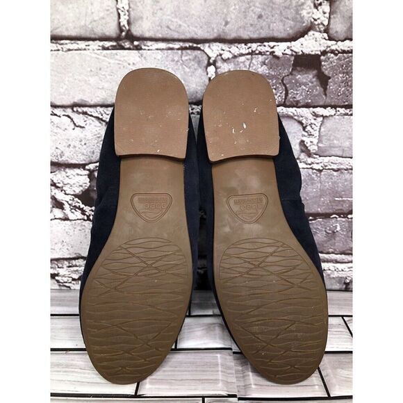 Abeo Bio System Jean Navy Blue Suede Leather Flats Shoes Women’s Sz 6N US/36.5EU - Picture 13 of 16